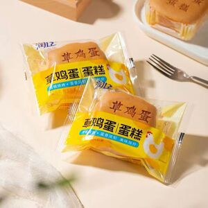 润臣草鸡蛋糕蛋糕松软学生儿童营养早餐面包下午茶点心休闲零食