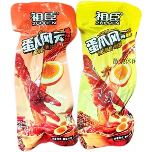 祖臣虎皮凤爪蛋爪风云鹌鹑蛋香辣五香味独立包装办公室零食解馋休