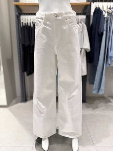 CKJeans 韩国专柜正品 26 春女士阔腿休闲牛仔裤 47F742G