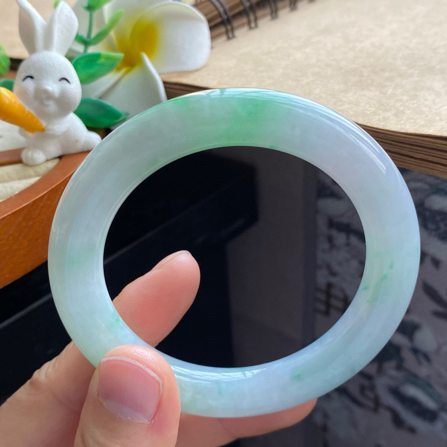 5.2批3900号54.3-10.4飘阳绿圆条！清丽漂亮！,珠宝/钻石/翡翠,手镯,淘宝优惠券,粉丝福利购,淘宝优惠卷