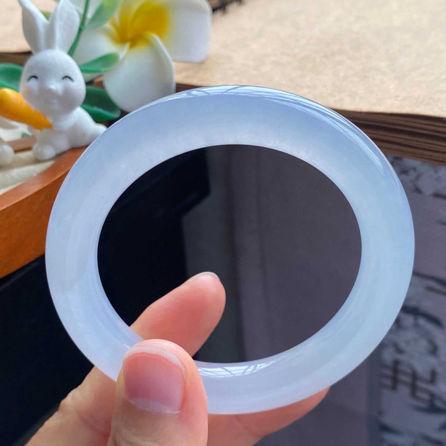 2.2批179号53.9-10.6-10.4 冰果冻圆条！素雅又纯净！