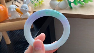 5.21批4649号52-10-9.8春彩圆条！翠阳绿和紫色相互融合！