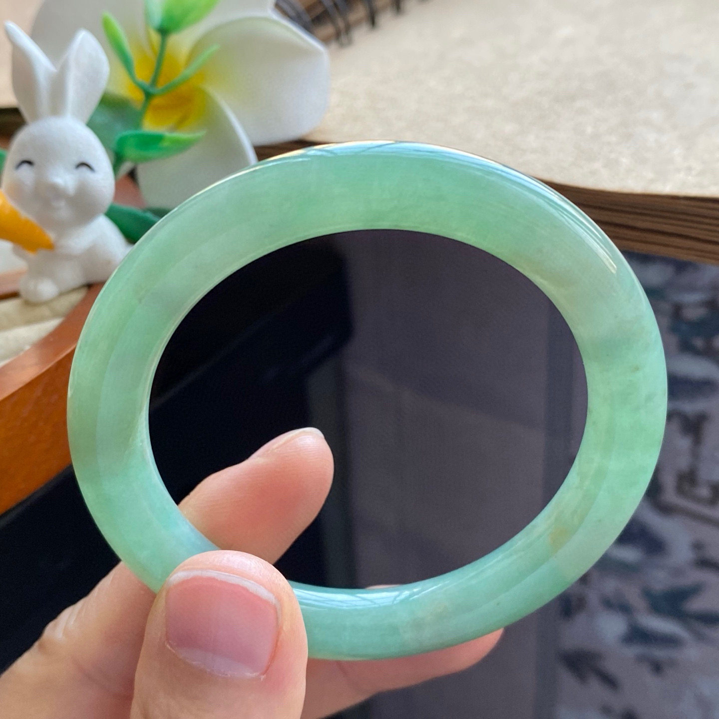 3.16批1936号52-8.6-8.9！圆条！浅翠色有种夏日的清爽感！