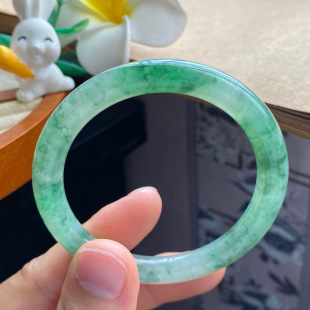 青翠色清爽漂亮 冰翠绿圆条 7.5 3.28批1085号50.5