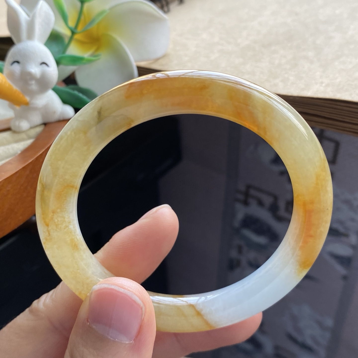 2.27批1175号52-9.1橙黄色圆条！渐变色过渡晕染开！