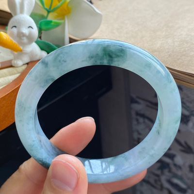 3.8批291号55.7-11.8-8.7深邃飘花镯！飘花神秘又写意！