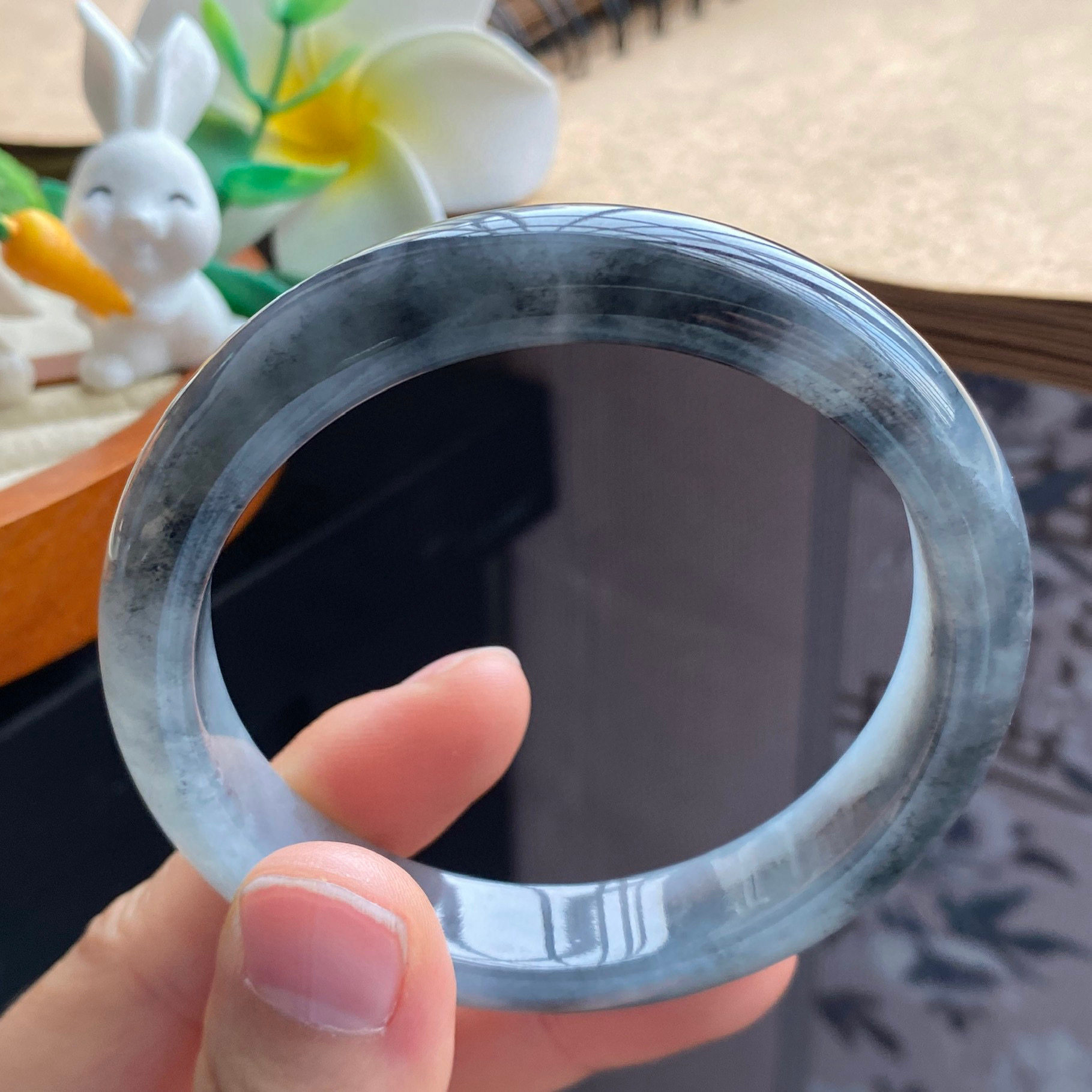 3.7批1570号57.7-12.3-7.8！乌鸡色！意境天成的泼墨画！