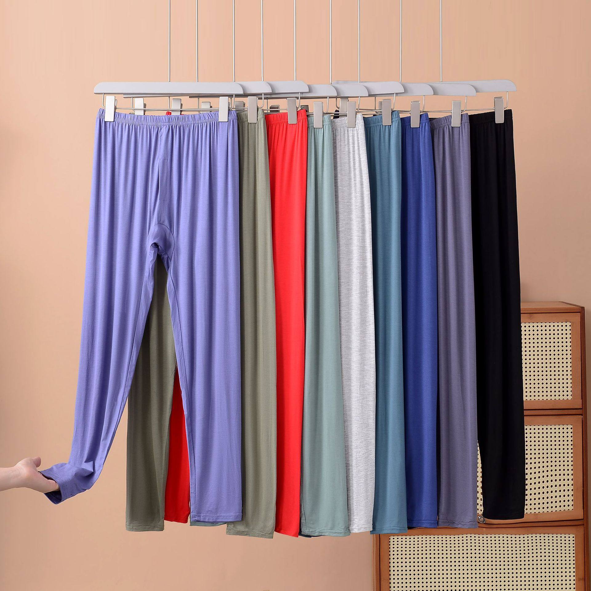 春秋季新款男士大码弹力打底裤莫代尔内搭薄款秋裤内搭纯色九分裤,孕妇装/孕产妇用品/营养,秋裤,淘宝优惠券,粉丝福利购,淘宝优惠卷