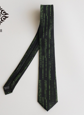 大喜原创【数字雨】计算机系领带存储单位二进制创意个性成年礼物