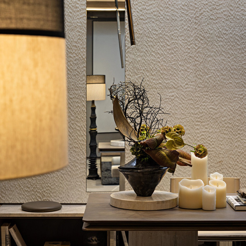 轻奢中古侘寂风格软装饰品备玄关柜餐柜餐桌成品插花花艺花器花器,家居饰品,装饰摆件,淘宝优惠券,粉丝福利购,淘宝优惠卷