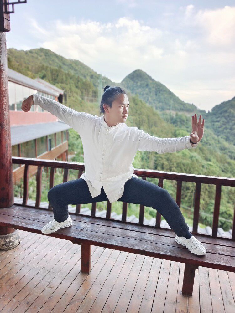 武当山云履鞋太极鞋夏款舒适透气耐磨软底飞织传统道文化功云勾鞋图片