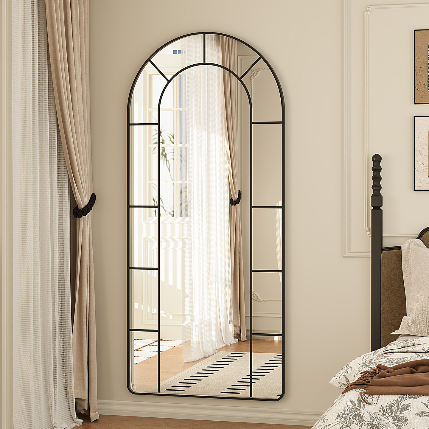 全身镜试衣镜贴墙家用不变形真实穿衣镜法式镜子卧室墙面装饰镜,住宅家具,装饰镜,淘宝优惠券,粉丝福利购,淘宝优惠卷