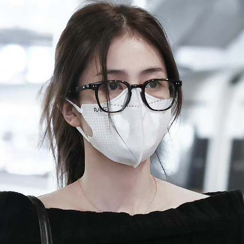 白鹿同款黑框眼镜女素颜神器