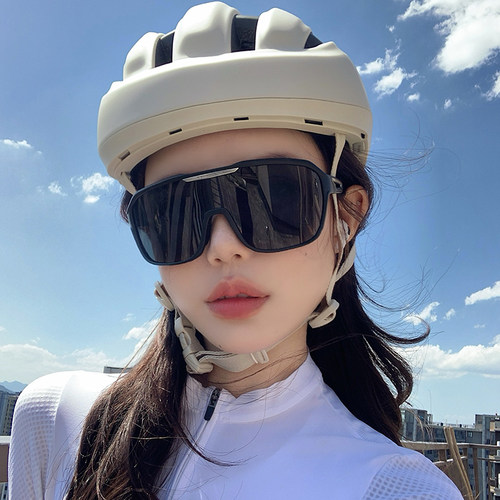 户外骑行登山护目镜女徒步防风眼镜大框防晒太阳眼镜抗UV太阳眼镜
