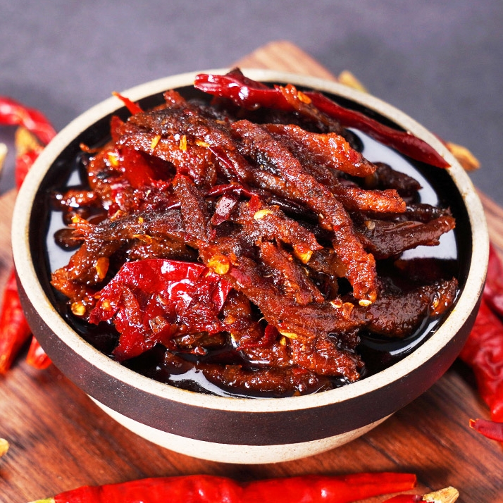 【佼佼流口水】椒香牛肉100g*2四川自贡冷吃即食麻辣香辣牛肉干