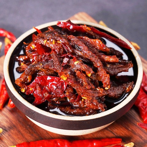 【佼佼流口水】椒香牛肉100g*2四川自贡冷吃即食麻辣香辣牛肉干