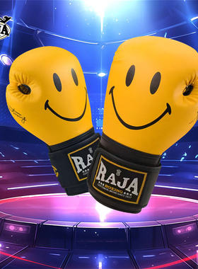 RAJA拳击手套成人男女泰拳搏击专业拳套格斗散打青少年训练打沙袋