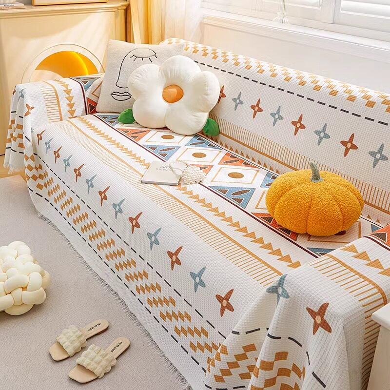 高端沙发巾2025新款棉麻沙发垫四季通用全包盖布巾沙发套罩盖毯子,居家布艺,沙发垫,淘宝优惠券,粉丝福利购,淘宝优惠卷