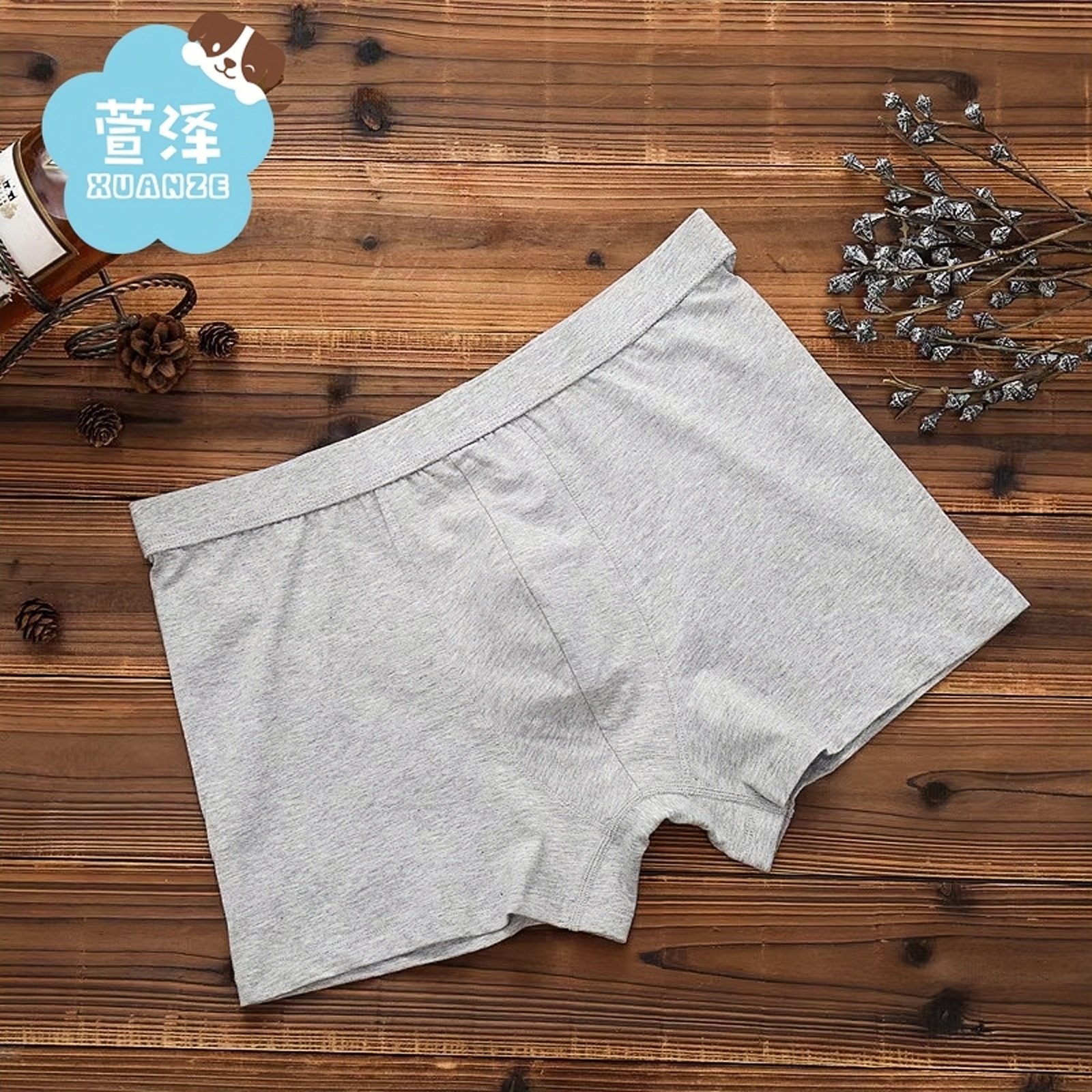 男士成人纯棉内裤平角裤短裤薄款弹力加大码平脚裤透气宽松四角裤,童装/婴儿装/亲子装,内裤,淘宝优惠券,粉丝福利购,淘宝优惠卷