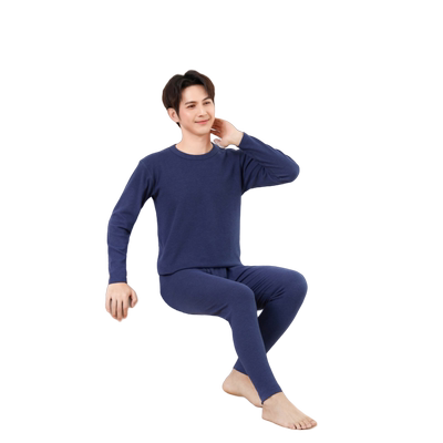 萱泽秋冬季中大童德绒棉保暖内衣