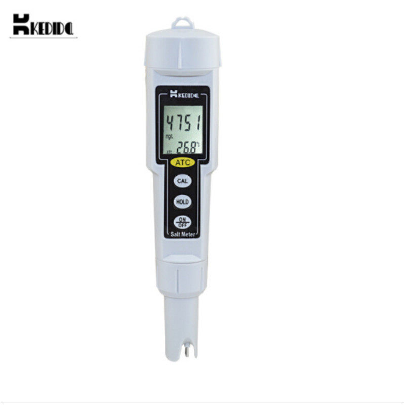 柯迪达CT-3081笔式电子盐度计 便携式数字盐分计自动温度补偿