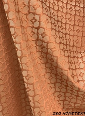 轻奢花朵立体感沙发套面料现代休闲别墅客厅窗帘样板间抱枕装饰布