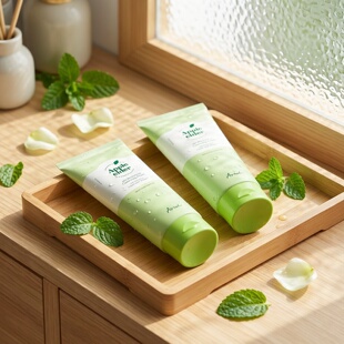 效期品27.8特价 韩国原装艾藜儿苹果汁弱酸均衡洁面奶150ml