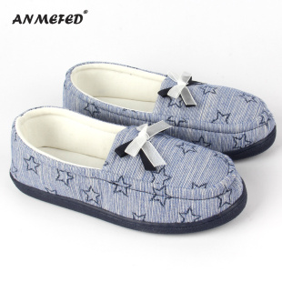 春秋拖鞋 出口春夏季 子室内布鞋 包跟软底孕妇鞋 透气防水滑 坐月子鞋