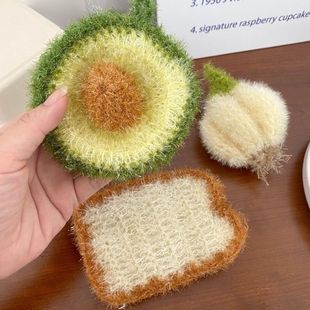 正品加厚牛油果洗碗巾百洁布厨房神器可悬挂清洁耐用抹布不沾油