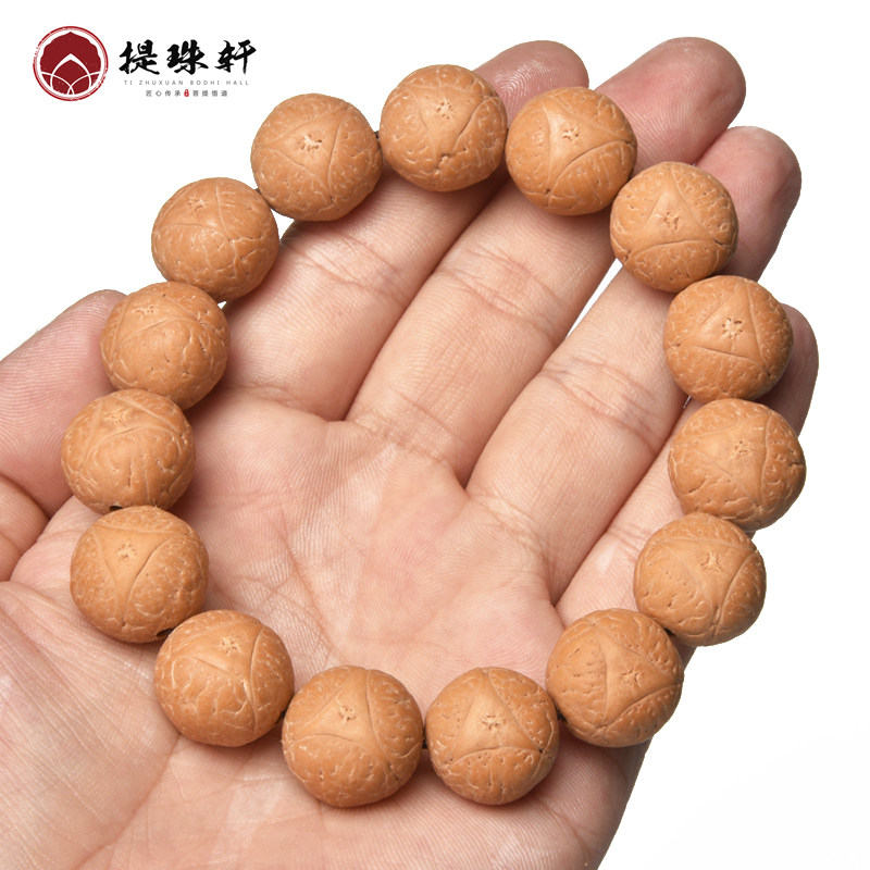 尼泊尔天然龙眼菩提子文玩手串佛珠手链凤眼菩提手持念珠108颗男