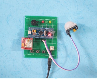 基于STM32单片机 DIY 家庭防盗报警 人体红外GSM防盗报警器设计