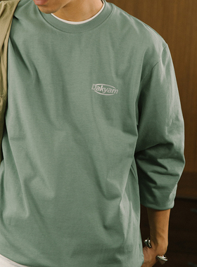 DAKYAM(达人) 2025A/W BASIC LOGO L/S TEE 反光标识基础长袖T恤