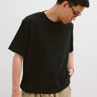 DAKYAM(达人)2026S/S PeachSkin Softouch 磨毛纯色抗皱打底TEE恤