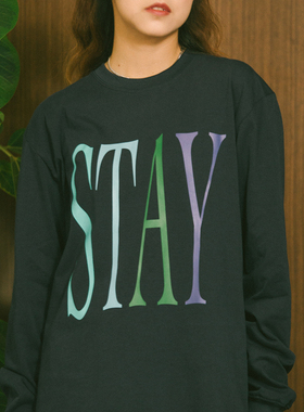 DAKYAM(达人) 2025A/W Stay Signal L/S TEE 留驻信号印花长袖T恤