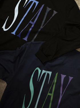 DAKYAM(达人) 2025A/W Stay Signal L/S TEE 留驻信号印花长袖T恤