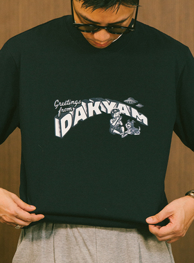 DAKYAM(达人)2025S/S Future Ping TEE来自未来的信号印花短袖T恤