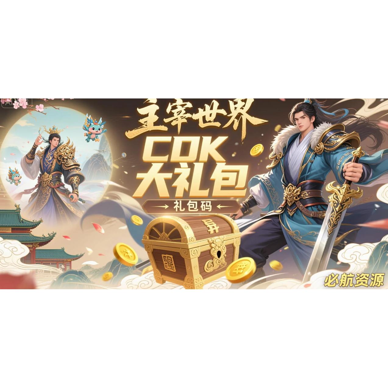 12月新码小程序手游主宰世界礼包cdk全套兑换码仙玉炼器石材料