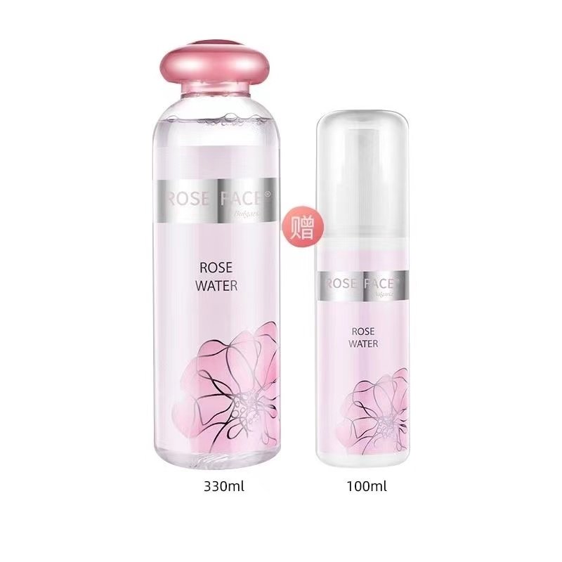 ROSE FACE保加利亚大马士革玫瑰纯露湿敷水玫瑰精华水330ML送喷雾