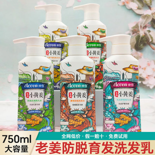 澳雪小黄姜洗发水防脱洗头水沐浴露护发素控油蓬松品牌官方旗舰店