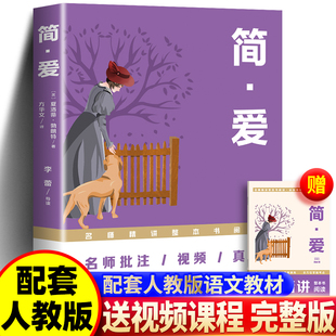 课外书语文名著初三课外阅读七年级八年级书籍人教正版 简爱原著正版 青少年课外九下必读 社完整版 原著上册 九年级下册作家出版