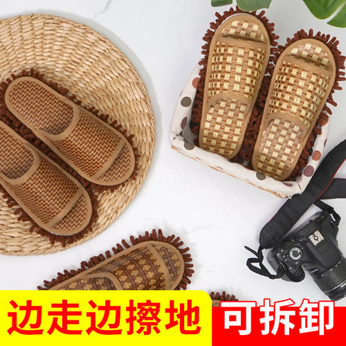 夏季懒人拖鞋静音木地板清洁厨房