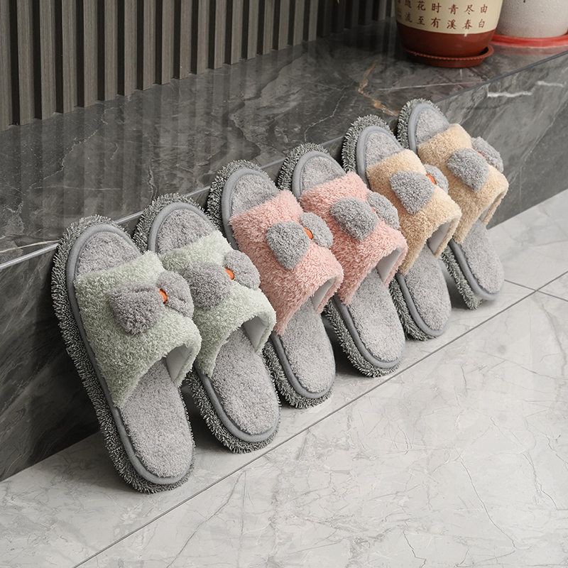 春秋露趾懒人拖地拆洗静音家居