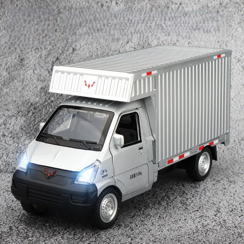 五菱柳州厢式货车合金车模玩具车