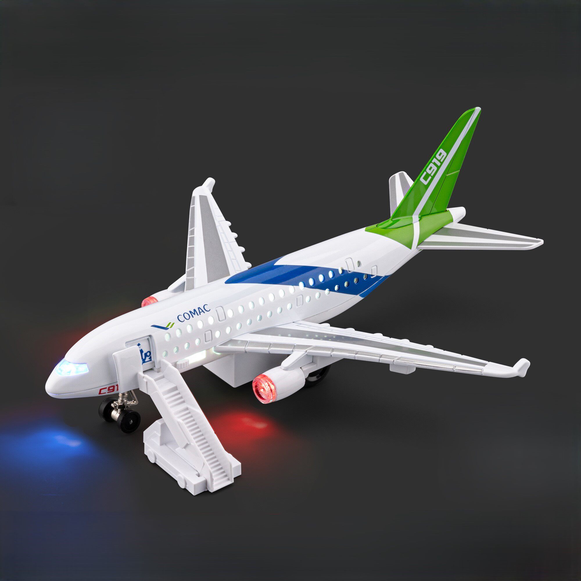 仿真合金C919民航客机飞机模型图片