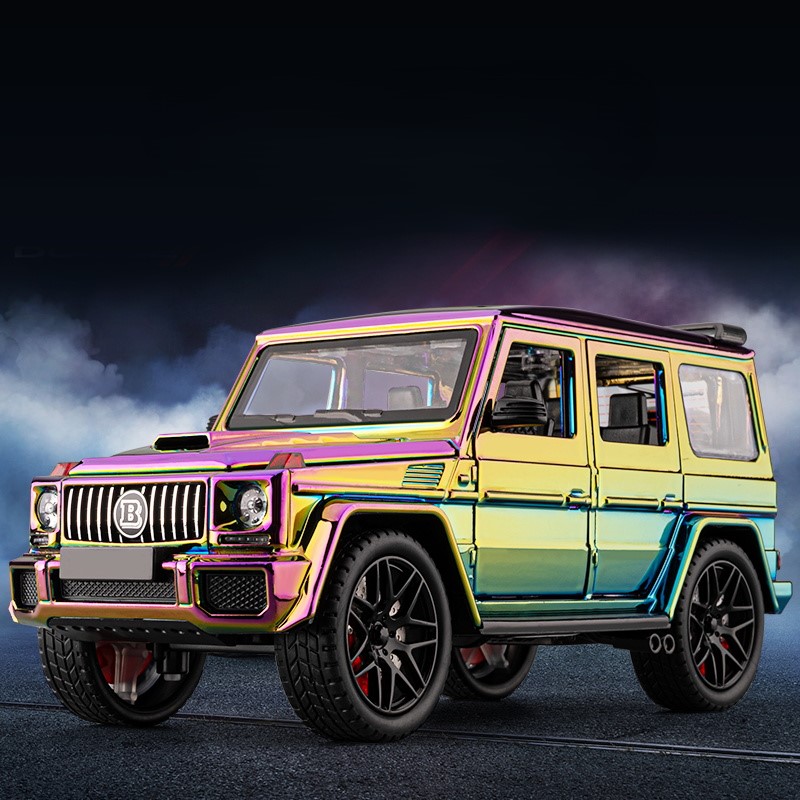 124奔驰G63合金车模仿真合金大G