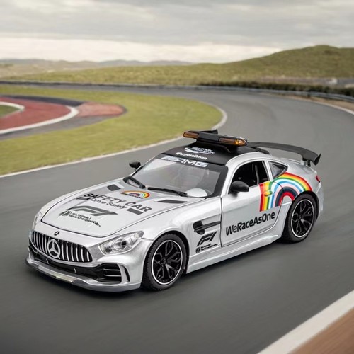 奔驰AMG GT车模F1赛车安全车汽车模型合金仿真超级跑车儿童玩具车