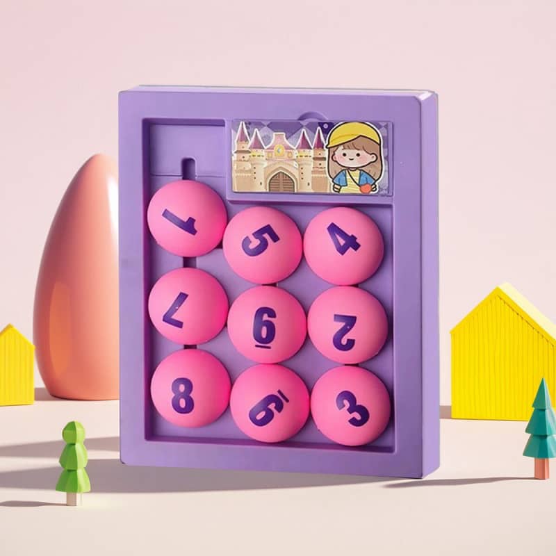 米卡儿数字华容道小学生滑动拼图