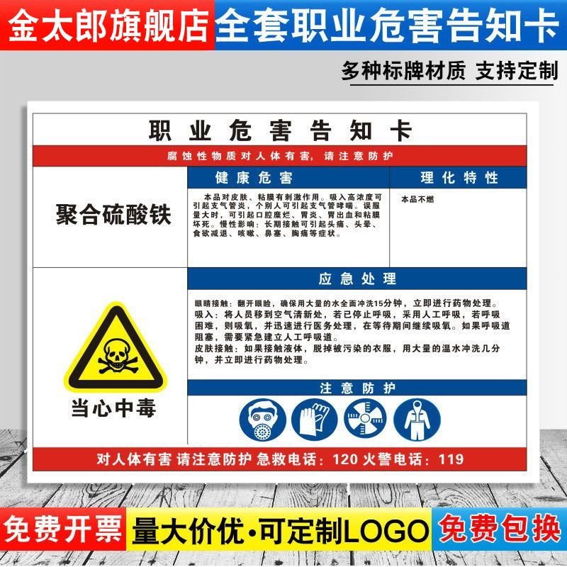 当心中毒消防安全职业病危害定制
