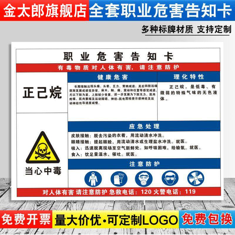 当心中毒消防安全职业病危害定制