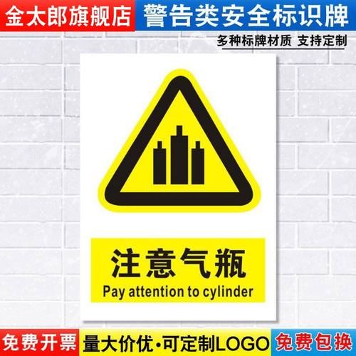 注意车间提示贴消防安全定制定做